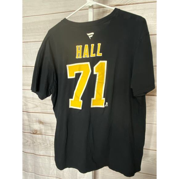Fanatics Men's Size XL Black Boston Bruins #71 Hall Hockey NHL T-Shirt - Picture 3 of 4